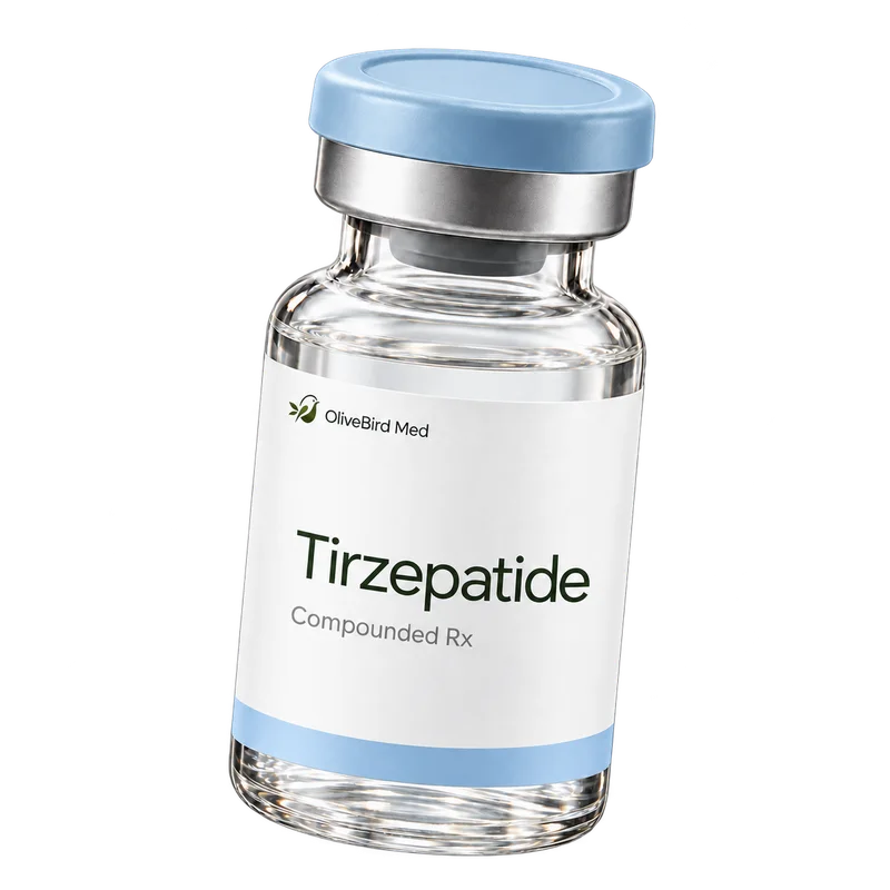 OliveBird Med Tirzepatide illustrative vial